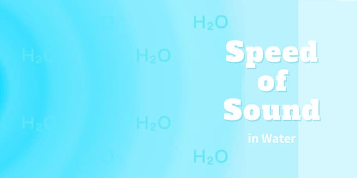 Speed of Sound in Water in Different Temperature