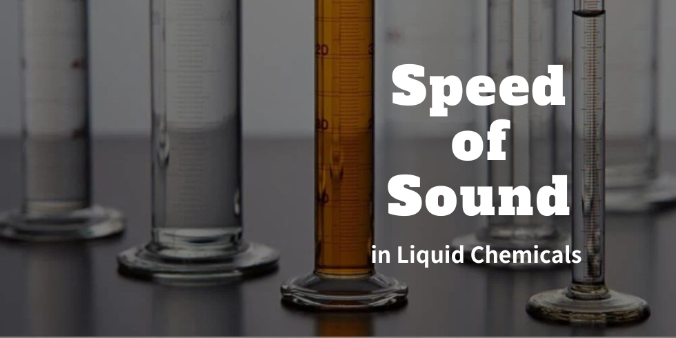 Liquid Chemicals Temperature and Sound Speed Comparison Chart