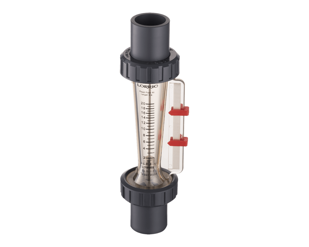F101 Series - Brand new 168 mm small size pipe size 1/2" patented dual-indicator flow meter