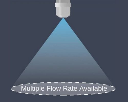 Multiple Flow Rates Available